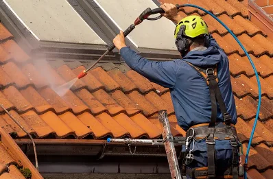Démoussage et hydrofuge de toiture à Rencurel